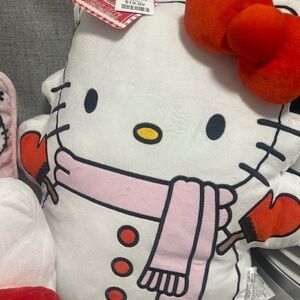 Hello Kitty Snowman Pillow